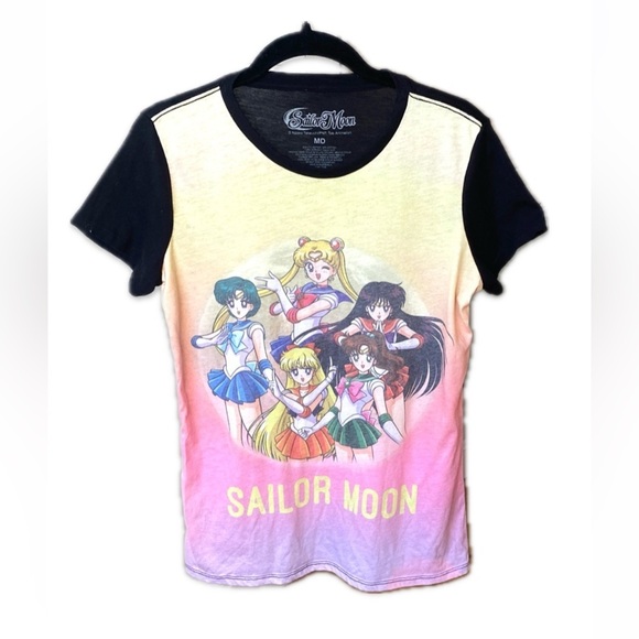 Sailor Moon Tops - Sailor Moon Graphic T-Shirt Medium